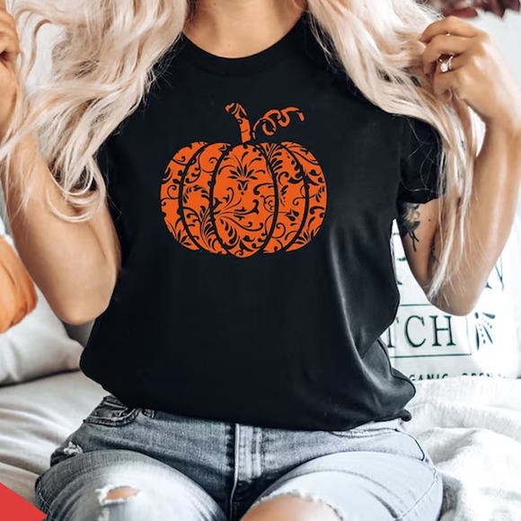 Tops - Halloween Pumpkin T Shirt Halloween Costume Gift For Friends